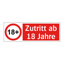 Zutritt ab 18 Jahre