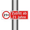 Zutritt ab 21 Jahre