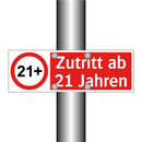 Zutritt ab 21 Jahren