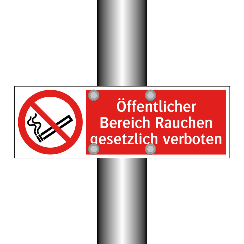 Öffentlicher Bereich Rauchen gesetzlich verboten