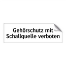 Gehörschutz mit Schallquelle verboten