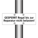GESPERRT Regal bis zur Reparatur nicht belasten!