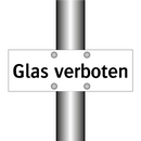 Glas verboten