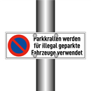 Parkkrallen werden für illegal geparkte Fahrzeuge verwendet