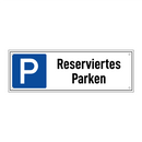Reserviertes Parken