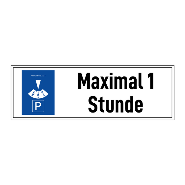 Maximal 1 Stunde