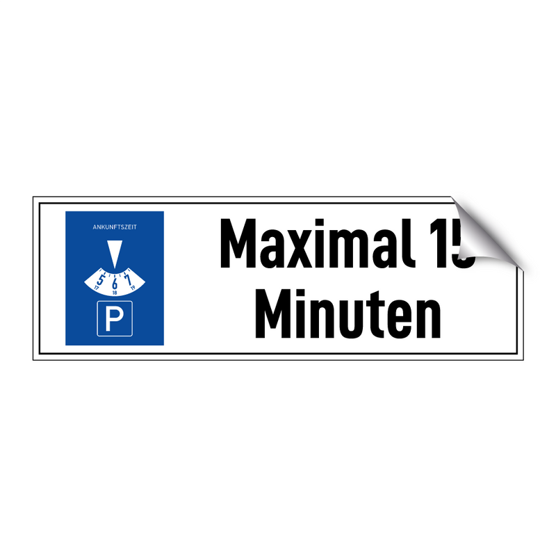 Maximal 15 Minuten