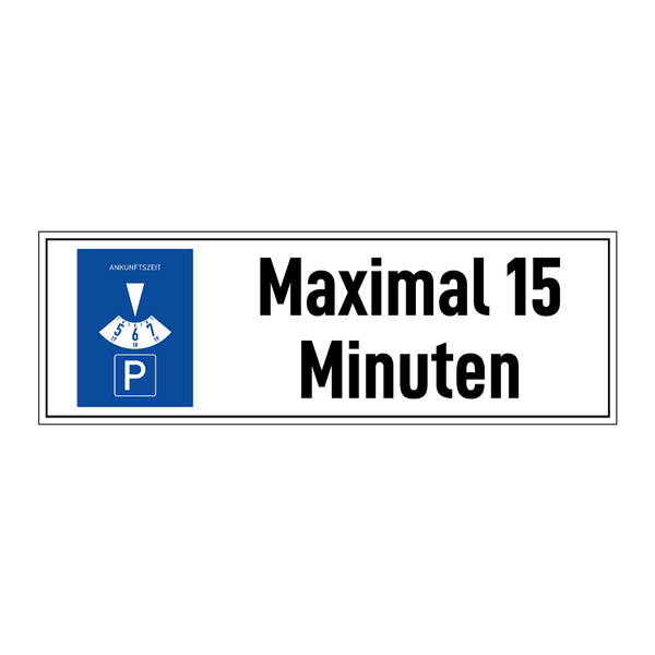 Maximal 15 Minuten