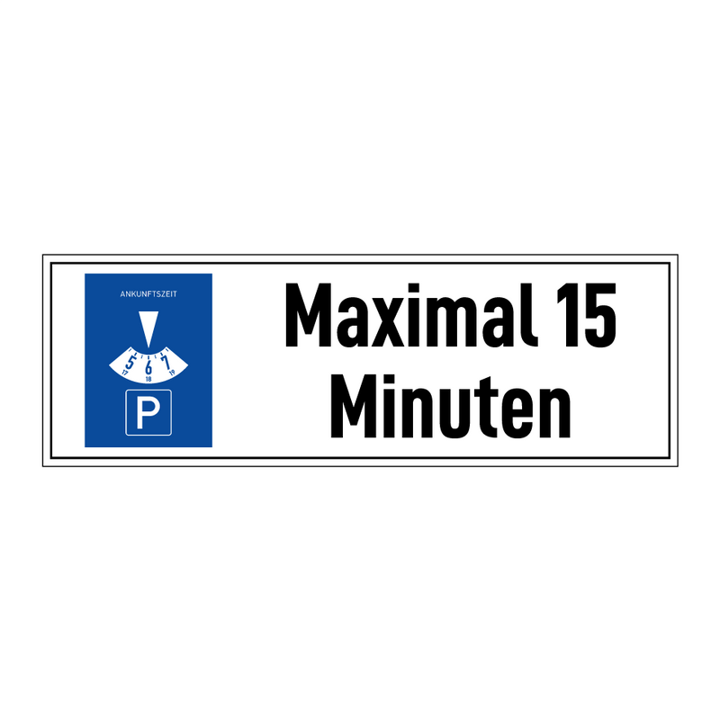 Maximal 15 Minuten