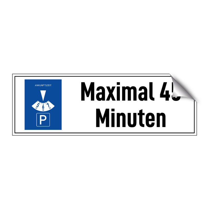 Maximal 45 Minuten