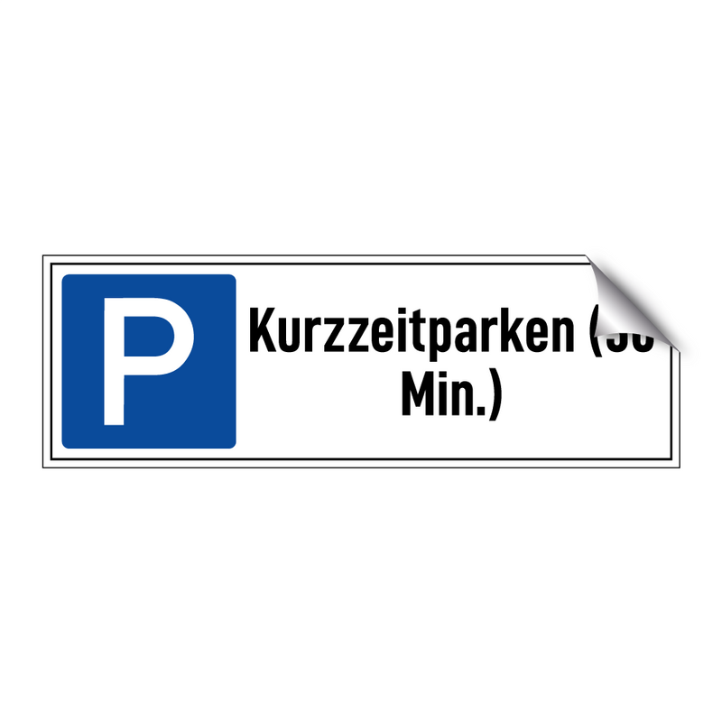 Kurzzeitparken (30 Min.)