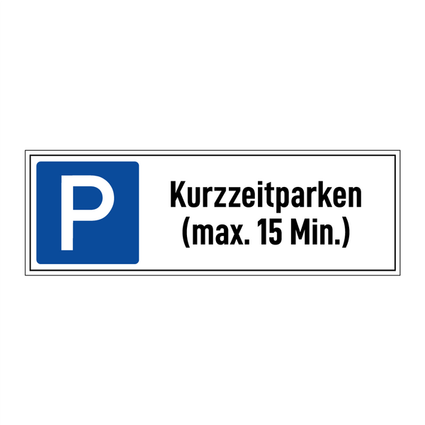 Kurzzeitparken (max. 15 Min.)