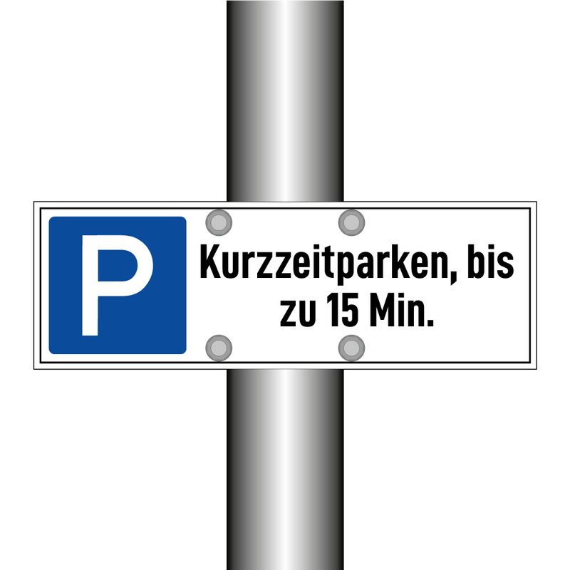 Kurzzeitparken, bis zu 15 Min.