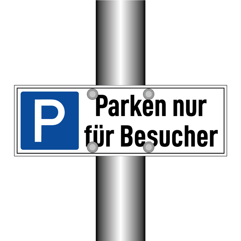 Parken nur für Besucher