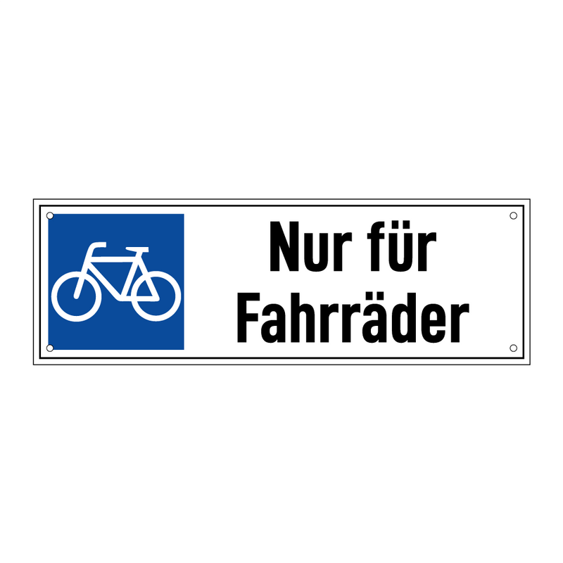 Nur für Fahrräder