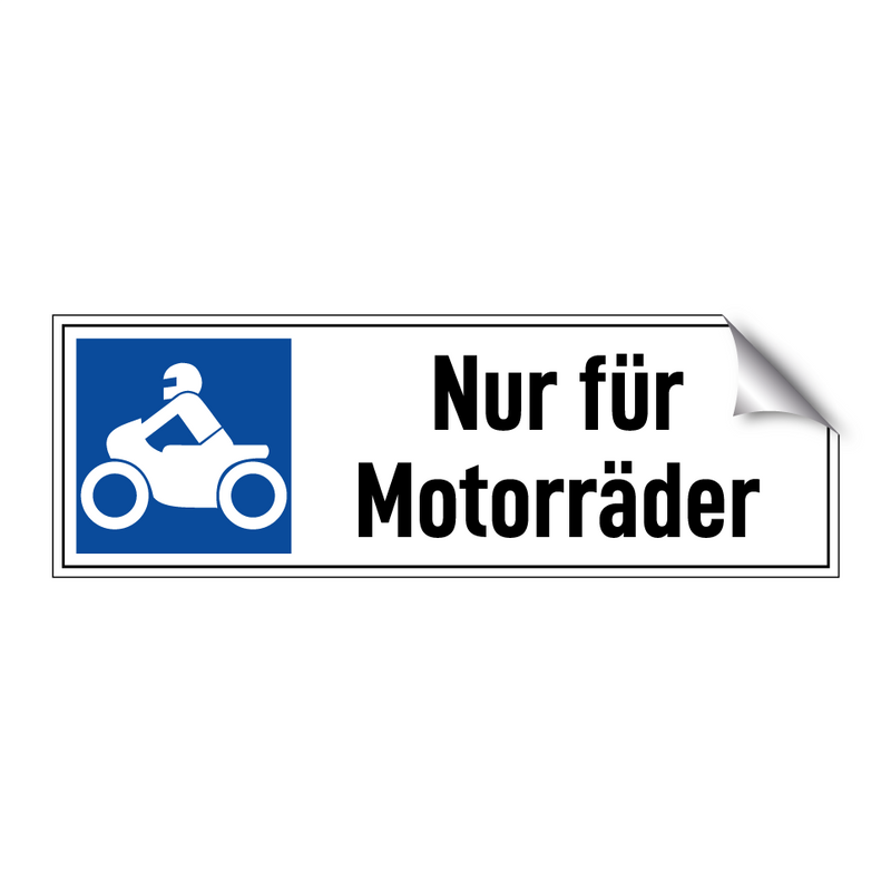 Nur für Motorräder