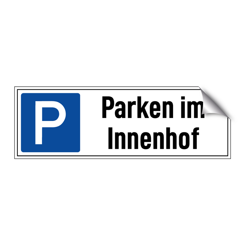 Parken im Innenhof