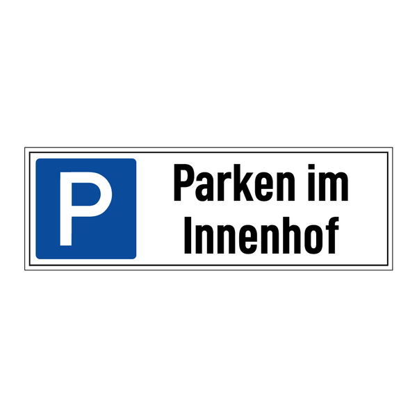 Parken im Innenhof