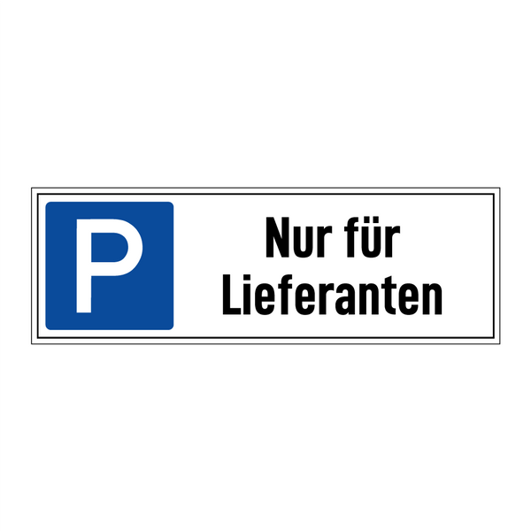 Nur für Lieferanten