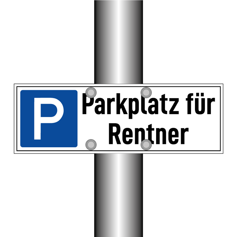 Parkplatz für Rentner