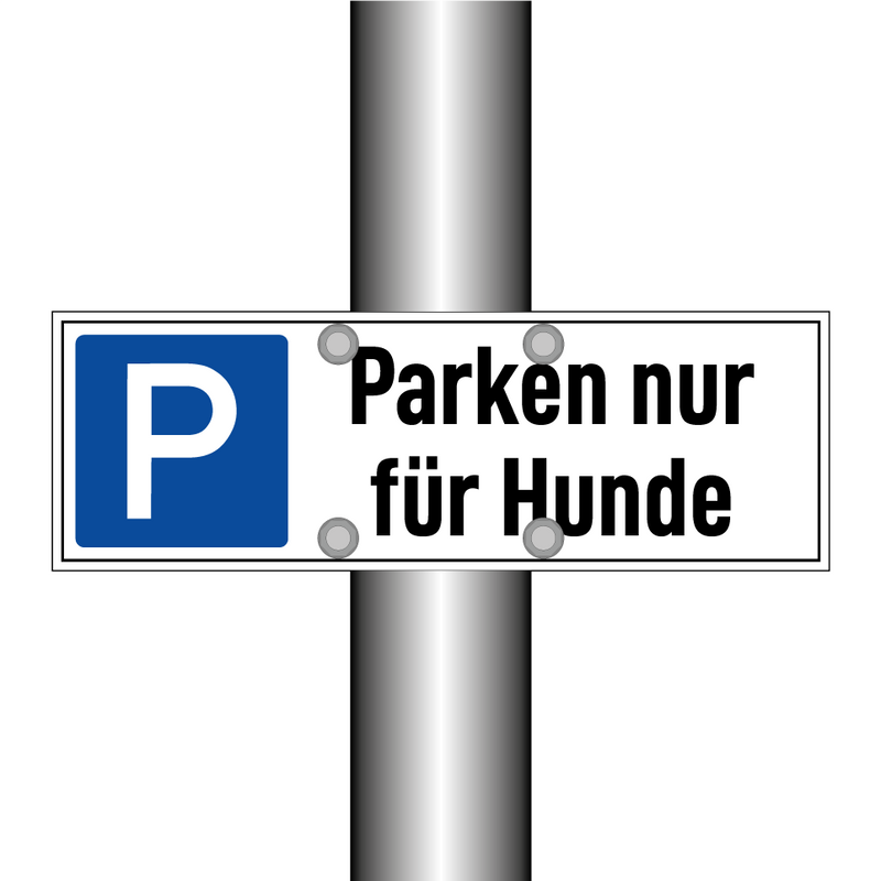 Parken nur für Hunde