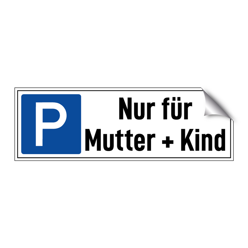 Nur für Mutter + Kind