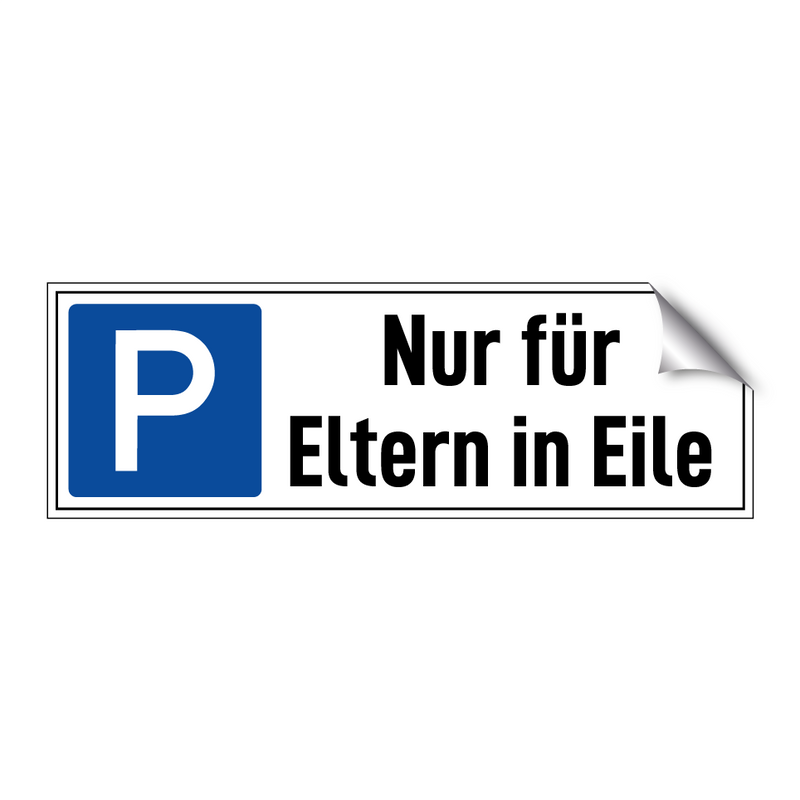 Nur für Eltern in Eile