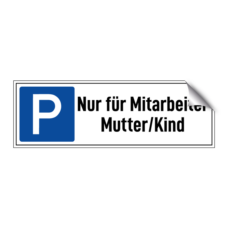 Nur für Mitarbeiter Mutter/Kind