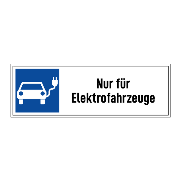 Nur für Elektrofahrzeuge