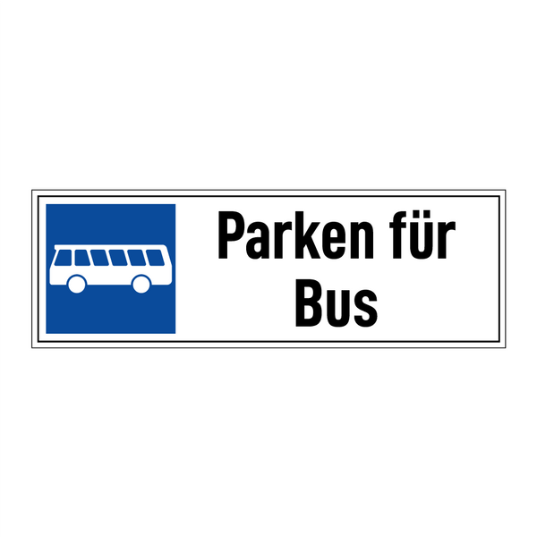 Parken für Bus