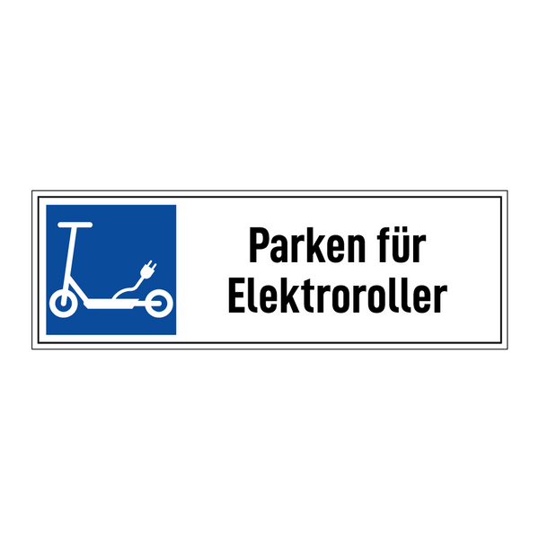 Parken für Elektroroller