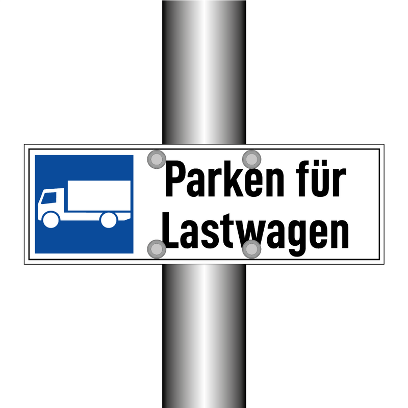 Parken für Lastwagen