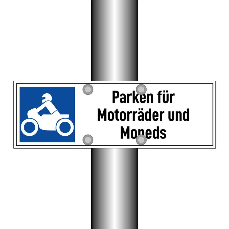 Parken für Motorräder und Mopeds