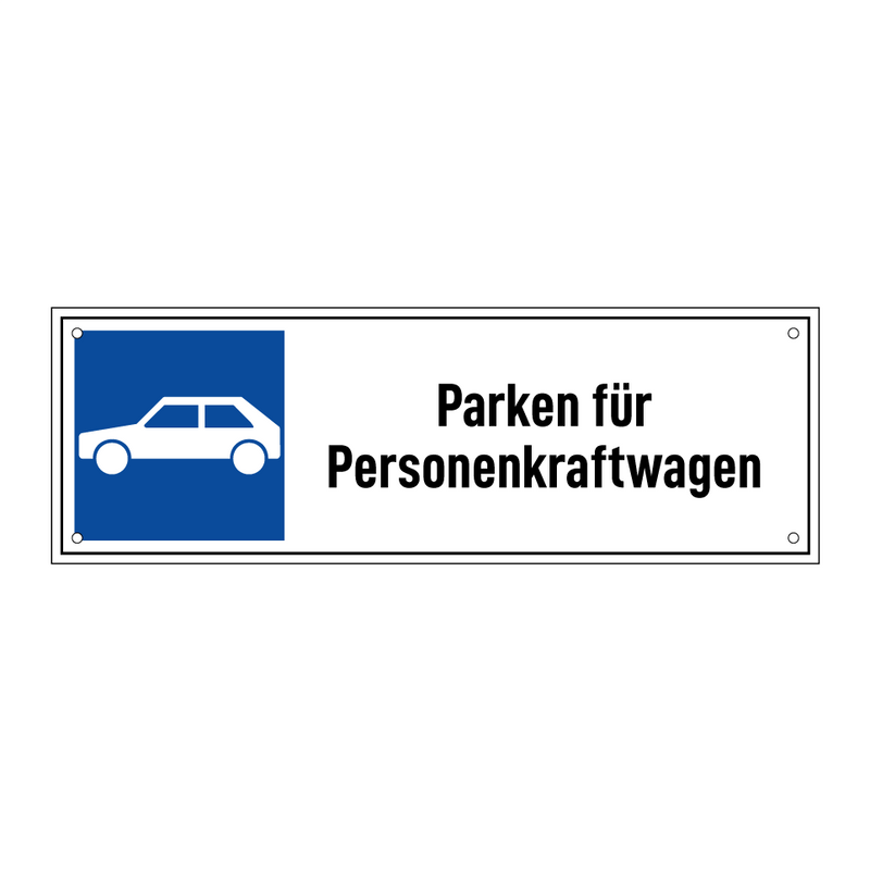 Parken für Personenkraftwagen