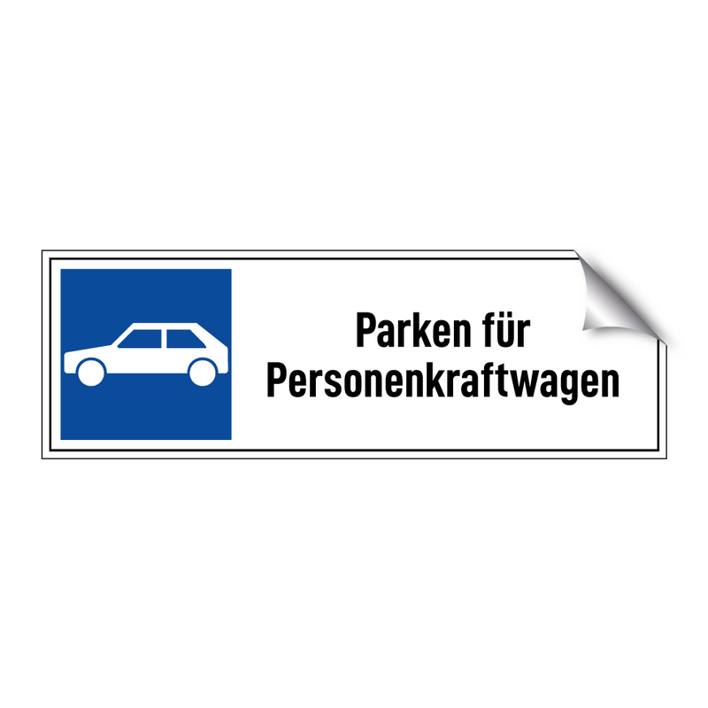 Parken für Personenkraftwagen