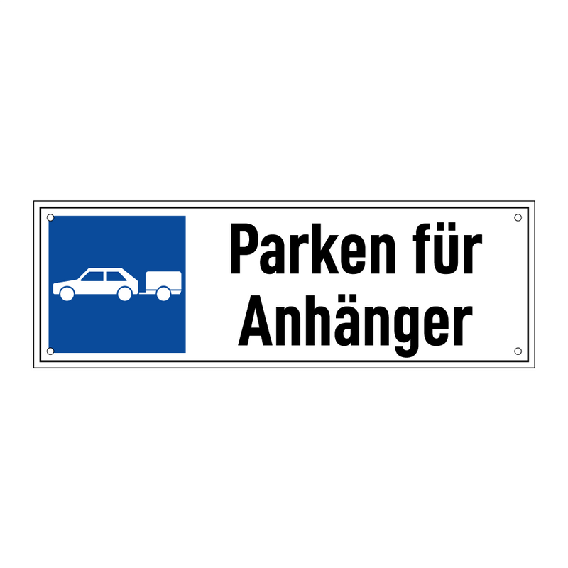 Parken für Anhänger