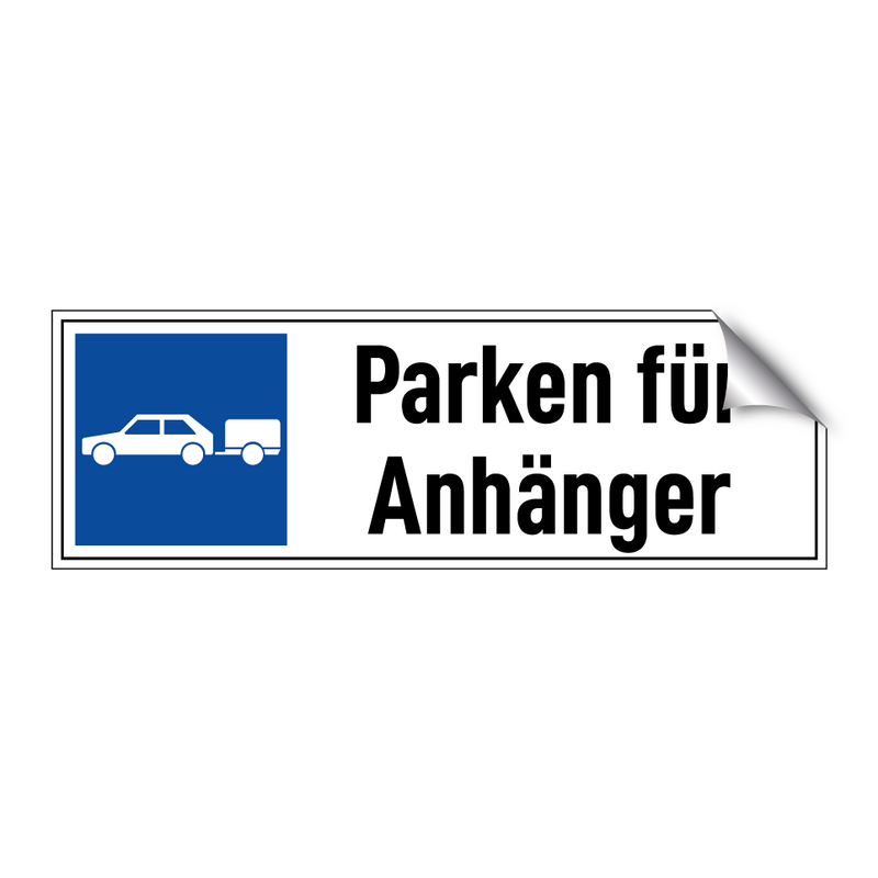 Parken für Anhänger
