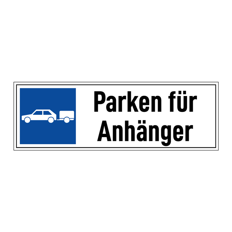 Parken für Anhänger