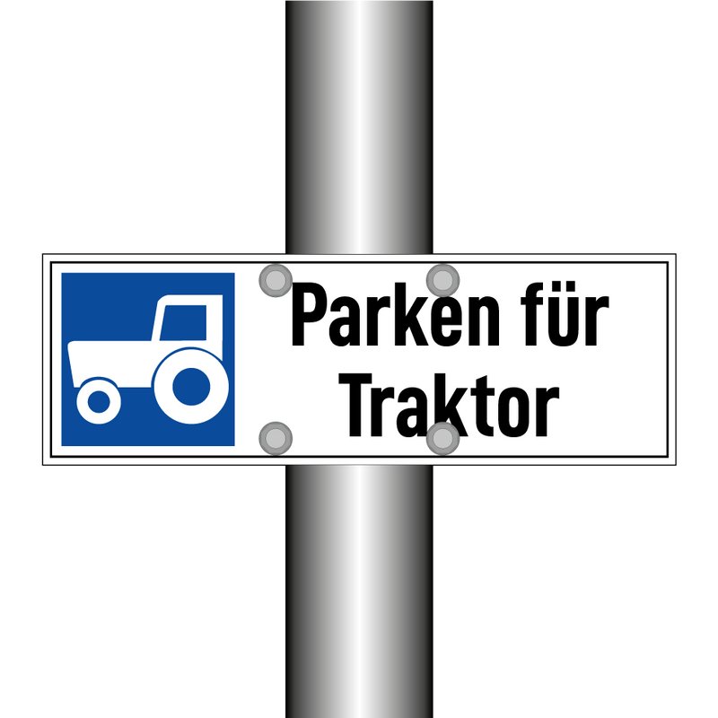 Parken für Traktor
