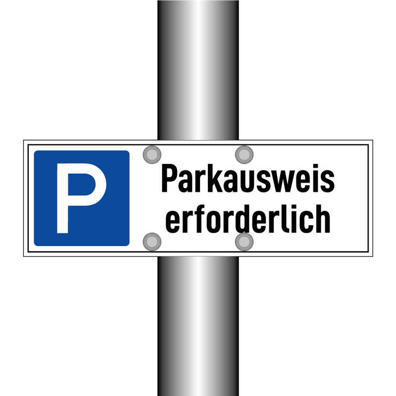 Parkausweis erforderlich