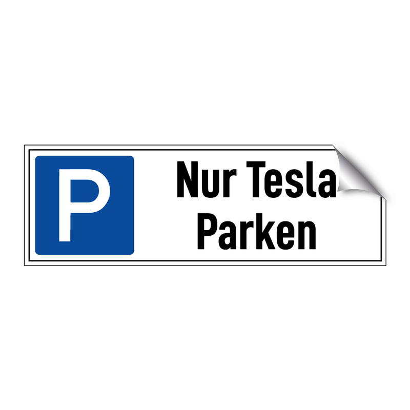 Nur Tesla Parken