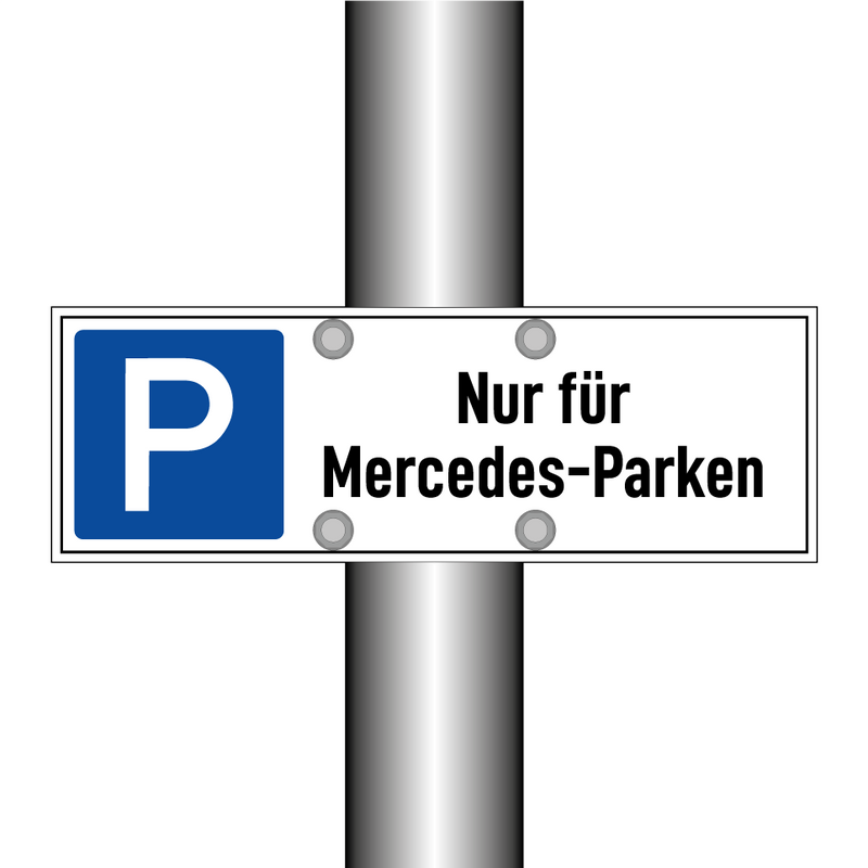 Nur für Mercedes-Parken
