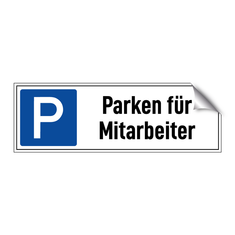 Parken für Mitarbeiter