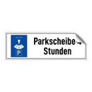 Parkscheibe 4 Stunden
