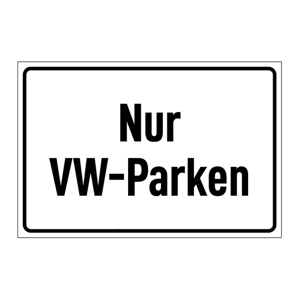 Nur VW-Parken