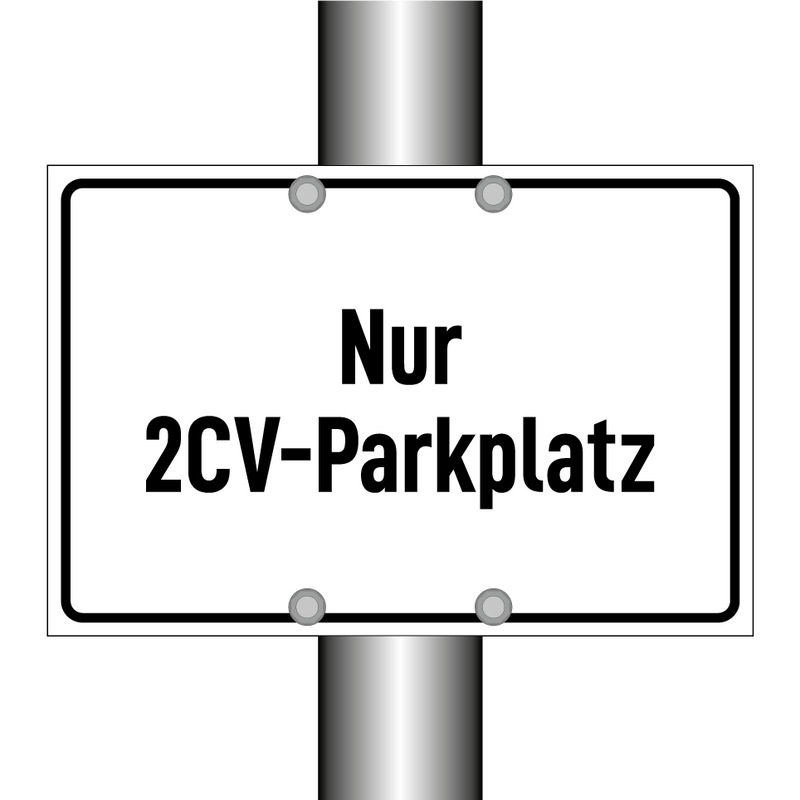 Nur 2CV-Parkplatz