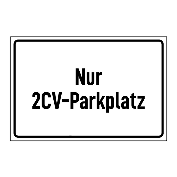 Nur 2CV-Parkplatz