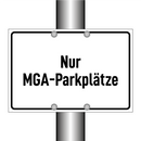 Nur MGA-Parkplätze