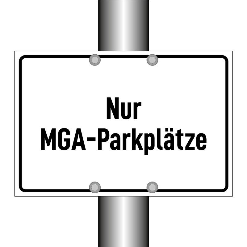 Nur MGA-Parkplätze