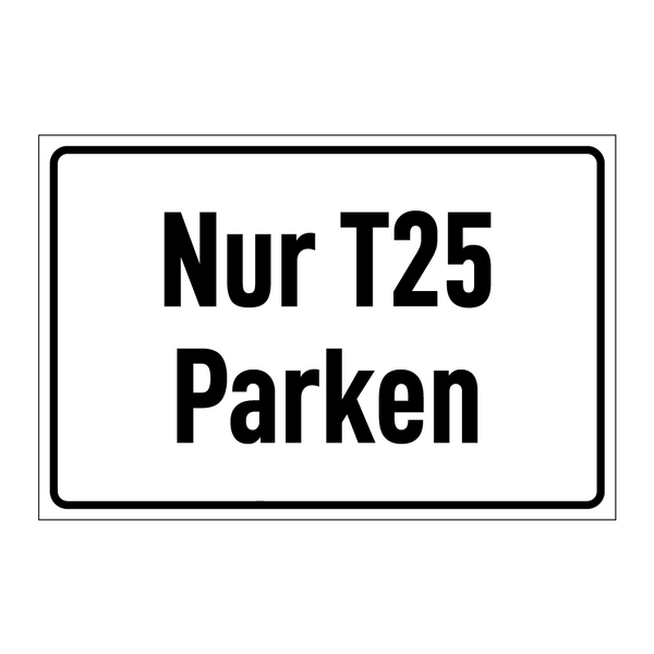 Nur T25 Parken